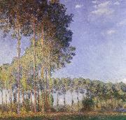 Claude Monet Poplars on the Banks of the Epte Spain oil painting artist